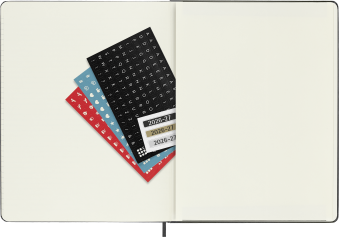картинка Еженедельник 18 месяцев  Moleskine Classic (2026-2027), XLarge (19x25 см), черный от магазина Молескинов