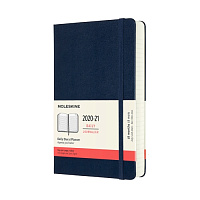 Ежедневник Moleskine Classic (2020-2021), Large (13x21 см), синий