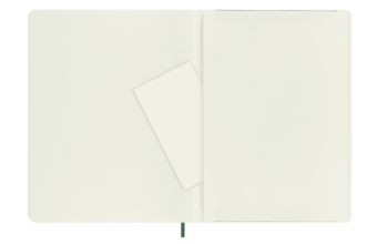картинка Записная книжка Moleskine Classic Soft (мягкая обложка), нелинованная, XLarge (19х25см), зеленая от магазина Молескинов