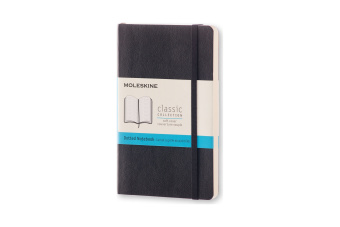 картинка Записная книжка Moleskine Classic Soft(мягкая обложка), в точку, Pocket (9х14см), черный от магазина Молескинов