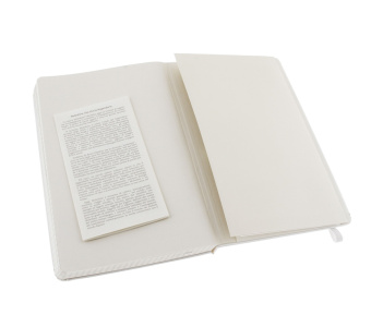 картинка Записная книжка Moleskine Classic (в клетку), Large (13х21см), белая от магазина Молескинов