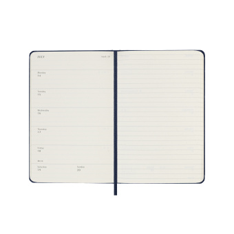 картинка Еженедельник Moleskine Classic 2025, Pocket (9x14 см), синий от магазина Молескинов