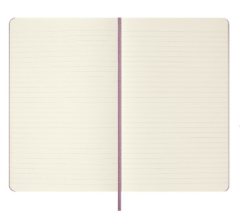 картинка Записная книжка Moleskine Classic с цветным узором (в линейку), Large (13х21см), розовый от магазина Молескинов