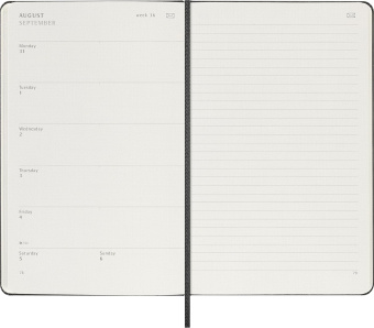 картинка Еженедельник Moleskine Professional Smart (2026) Large (13x21), черный от магазина Молескинов