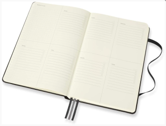 картинка Записная книжка Moleskine PRO PROJECT PLANNER,  XLarge (19х25см), твердая обложка, в линейку, черный от магазина Молескинов