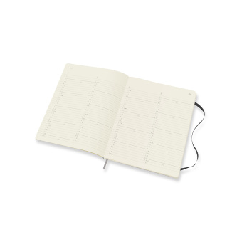 картинка Ежемесячник-планинг Moleskine Classic Soft (2021), мягкая обложка, XLarge (19x25 см), черный от магазина Молескинов