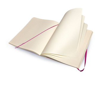 картинка Записная книжка Moleskine Classic Soft (в линейку), XLarge (19х25см), темно-розовый от магазина Молескинов