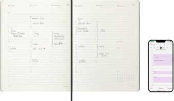 картинка Еженедельник Moleskine Professional Smart (2026), XLarge (19x25 см), черный от магазина Молескинов