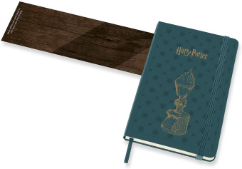 картинка Еженедельник Moleskine Harry Potter (2021-2022), Pocket (9x14 см), зеленый от магазина Молескинов