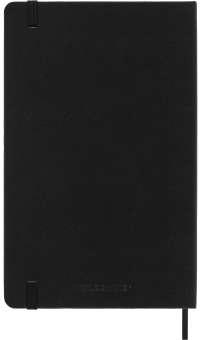 картинка Еженедельник 18 месяцев Moleskine Classic (гориз.2026-2027), Large (13x21 см), черный от магазина Молескинов