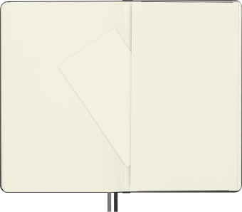 картинка Записная книжка Moleskinе Classic Expanded (нелинованная), Large ( 13 х 21 см), 400 страниц, мягкая обложка,черная от магазина Молескинов