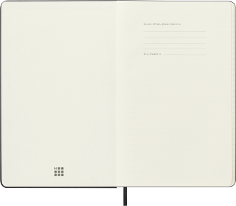 картинка Ежедневник Moleskine Classic (2026-2027), Large (13x21 см), черный от магазина Молескинов